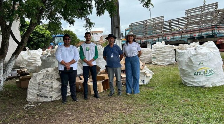 Ação educativa recolhe seis toneladas de embalagens de agrotóxicos em Boquim