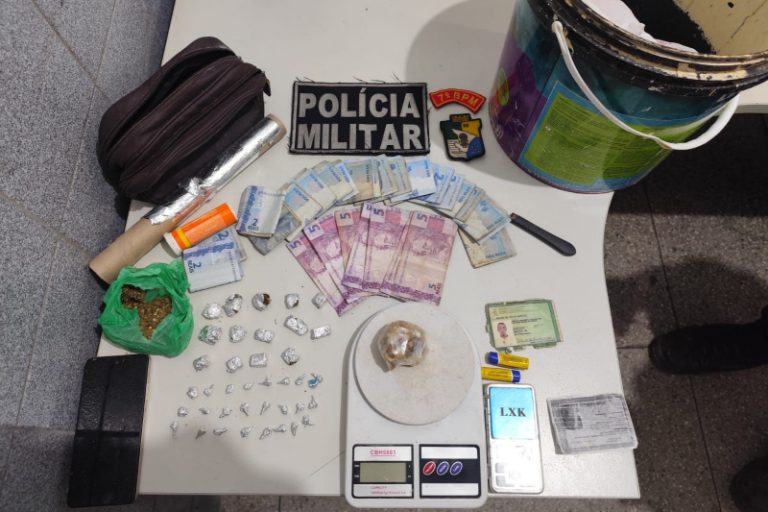 Polícia Militar prende dois homens por tráfico de drogas em Lagarto