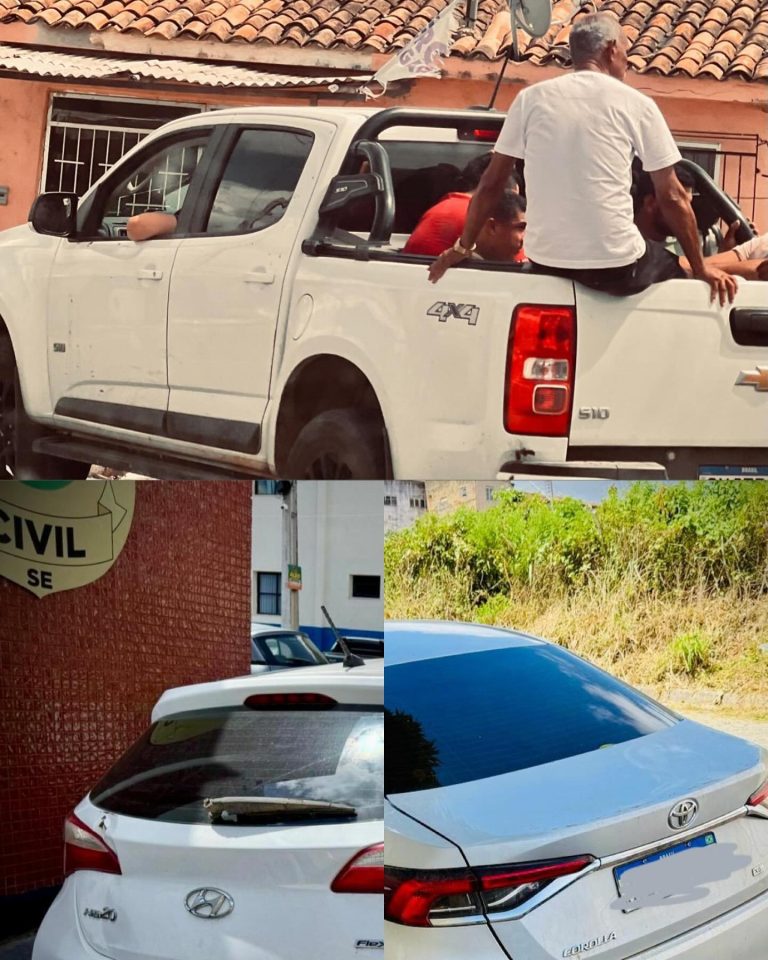 Veículos adulterados são apreendidos no centro de Lagarto