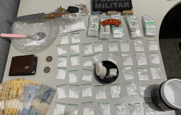 PM apreende drogas e prende suspeito após denúncia em Lagarto