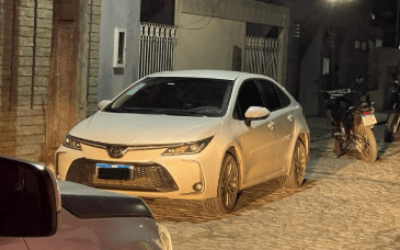 Veículo tomado de assalto em Itaporanga é recuperado em Lagarto