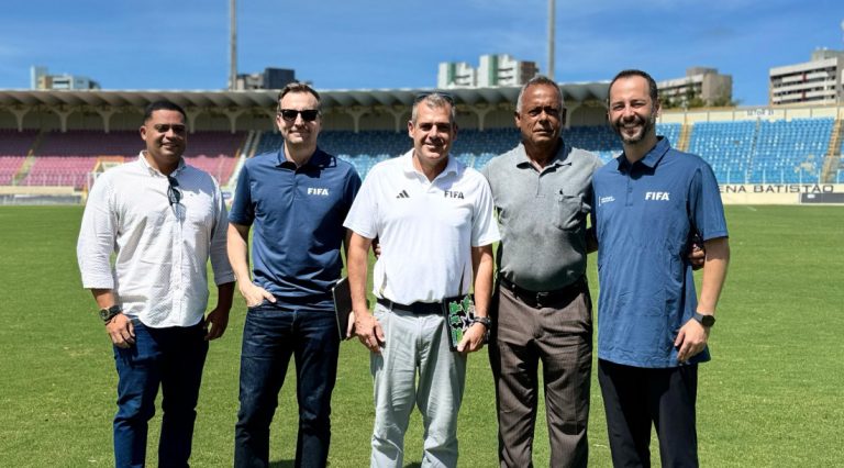 FIFA avalia em Sergipe estádios para treinamento na Copa do Mundo Feminina 2027