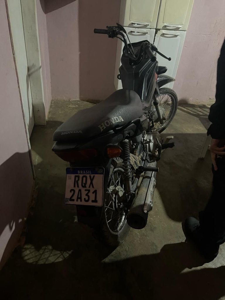 Polícia Militar recupera motocicleta poucas horas depois de ser furtada em Lagarto