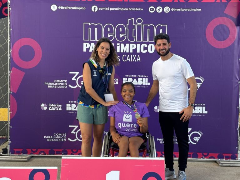 Atleta lagartense conquista medalha de ouro no Meeting Paralímpico