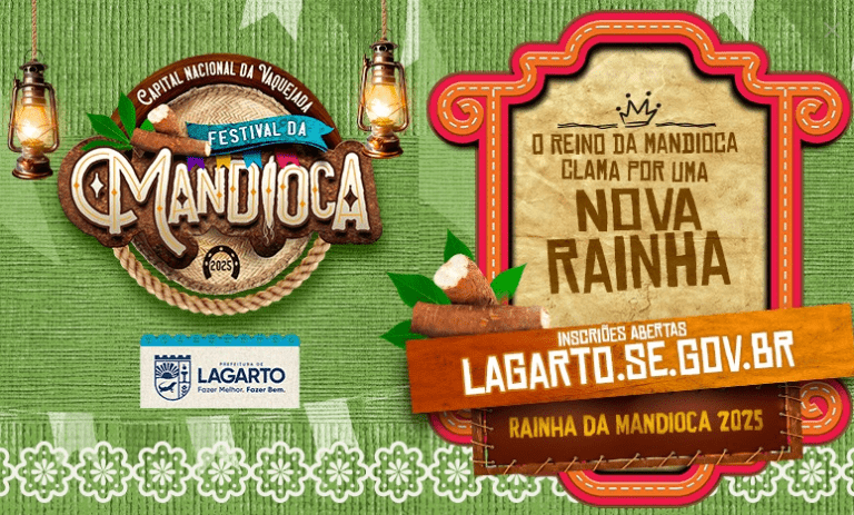 Abertas as inscrições para o Concurso Rainha do Festival da Mandioca 2025