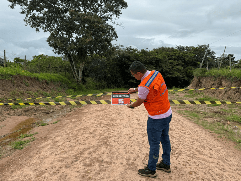 Prefeitura de Lagarto interdita pontes entre os povoados Santo Antônio, Crioulo e Crioulinho