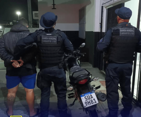 GML recupera motocicleta roubada e prende suspeito