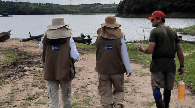 Adema vistoria criação de peixes em Areia Branca para renovação de licenciamento ambiental