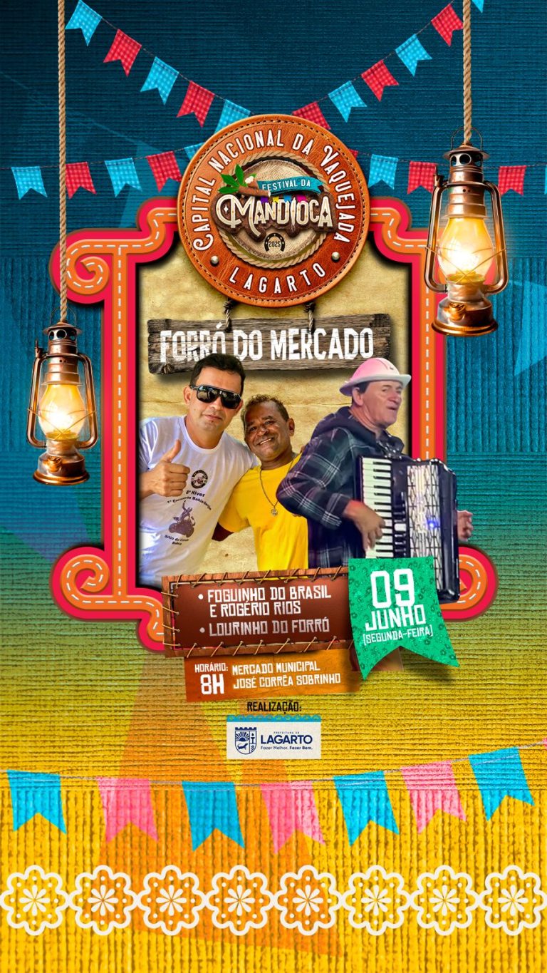 Prefeitura realiza o tradicional Forró do Mercado nesta segunda-feira