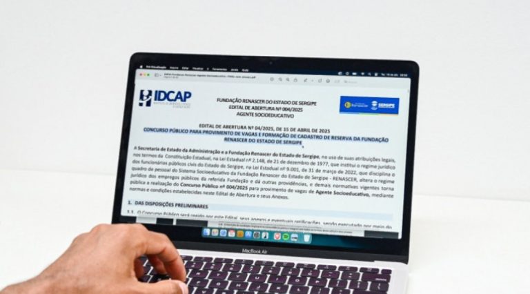 Concurso para Fundação Renascer tem inscrição prorrogada até 15 de junho
