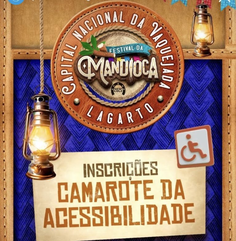 Festival da Mandioca 2025: Inscrições abertas para o Camarote da Acessibilidade