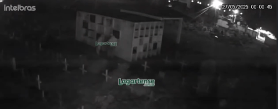 Cemitério Nossa Senhora da Piedade é alvo de vandalismo e profanação de túmulo