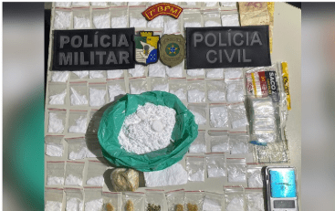 Polícia apreende drogas e prende suspeito no Bairro Matinha, em Lagarto