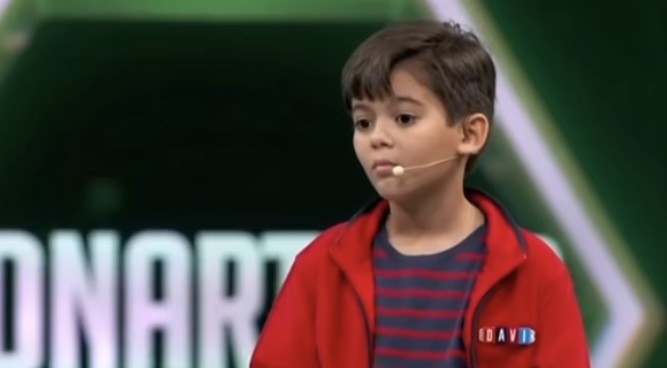 Representando Sergipe, filho de lagartenses estreia no Pequenos Gênios da Globo