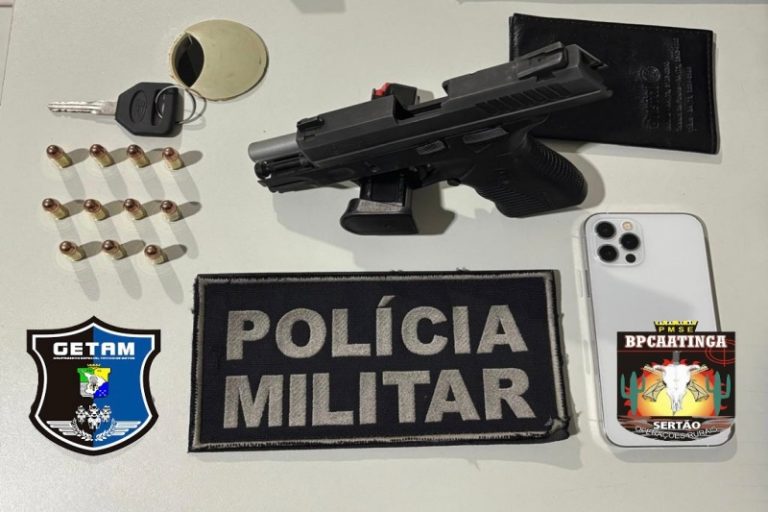 Homem é preso por porte ilegal de arma de fogo em Campo do Brito
