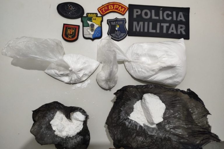 Polícia Militar prende dupla suspeita de tráfico ilícito de drogas em Lagarto