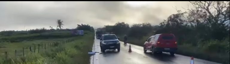 Acidente entre Itabaiana e Campo do Brito deixa uma mulher morta e um homem ferido