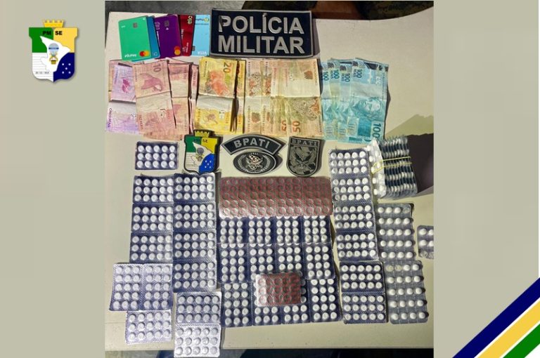 Polícia Militar apreende 717 comprimidos de remédios controlados