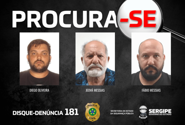 Polícia Civil solicita apoio da população para localizar foragidos investigados por homicídio em Umbaúba