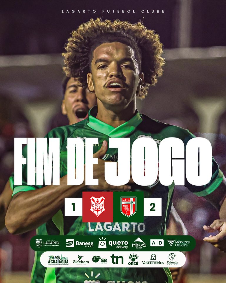 Vitória fora de casa mantém o Lagarto vivo na Série D