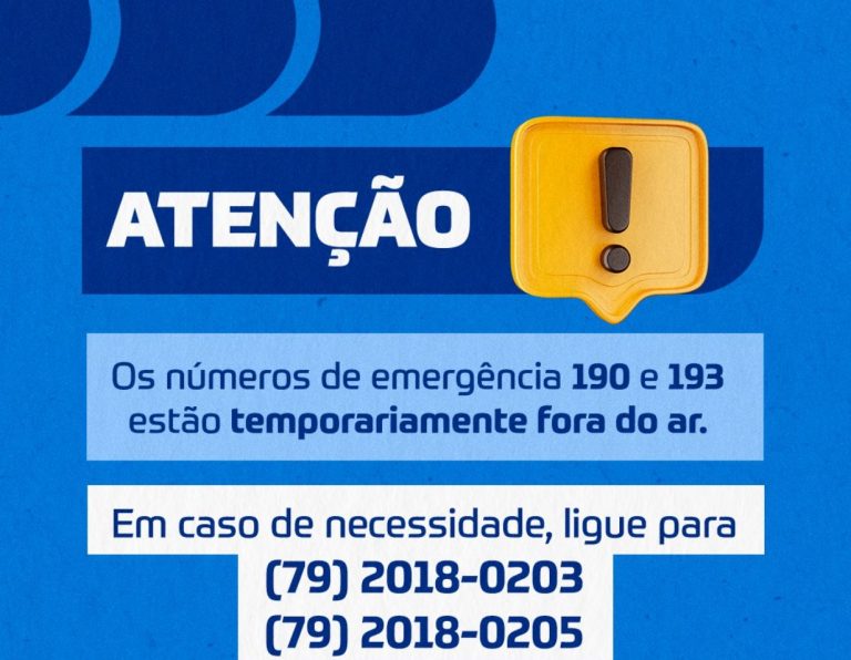 Segurança Pública informa novos contatos de emergência após instabilidade no 190 e 192