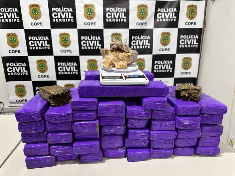 PC prende homem por tráfico de drogas e apreende mais de 30 kg de entorpecentes