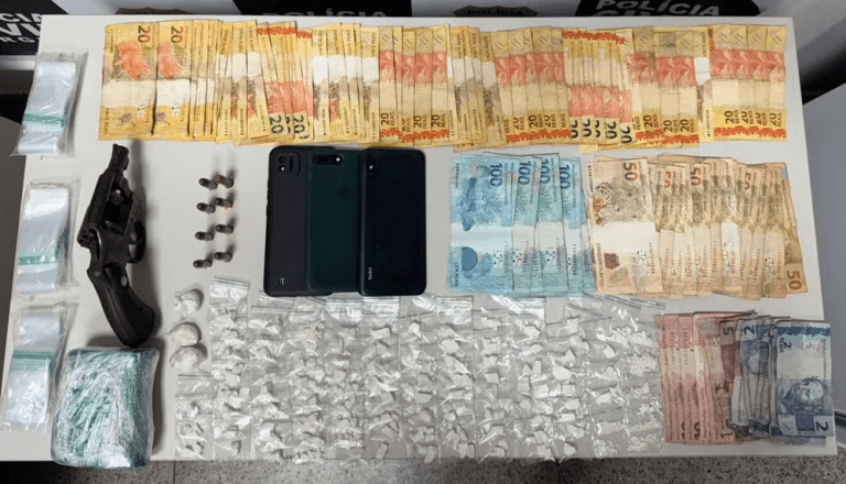 Homem é preso em flagrante suspeito de tráfico de drogas e posse irregular de arma de fogo em Japaratuba