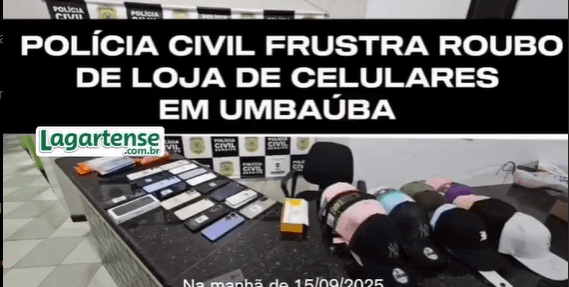 Polícia frustra roubo a loja de celulares em Umbúba e um suspeito morre durante perseguição