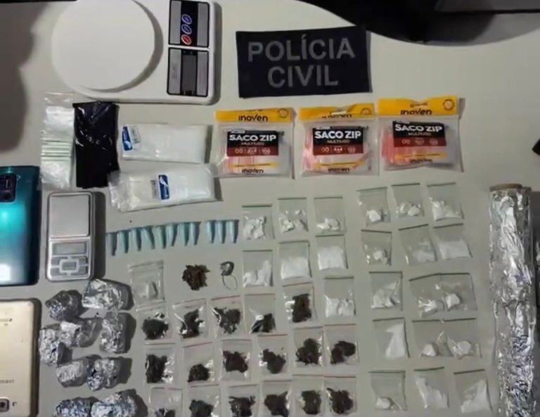Polícia Civil prende homem em flagrante por tráfico de drogas em Lagarto