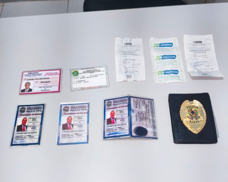 Polícia prende em flagrante homem que se passava por policial civil