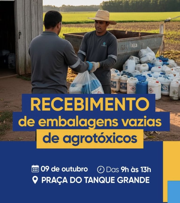 Lagarto recebe ação de recolhimento de embalagens de agrotóxicos
