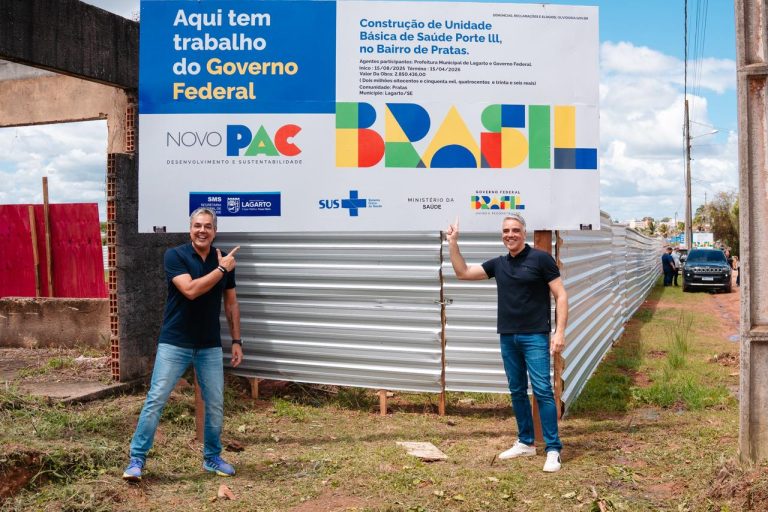 Assinadas ordens de serviço para construção de UBS, CAPS e pavimentação no bairro Pratas