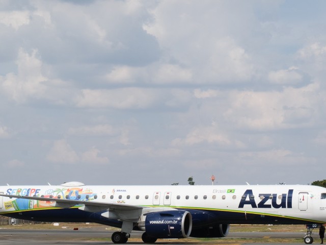 Sergipe é homenageado com aeronave personalizada com elementos do estado