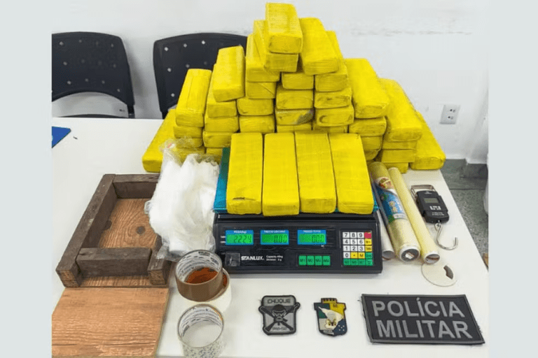 Motorista de aplicativo é preso com mais de 35 quilos de maconha em São Cristóvão