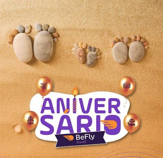 BeFly Travel Lagarto comemora 3 anos de sucesso