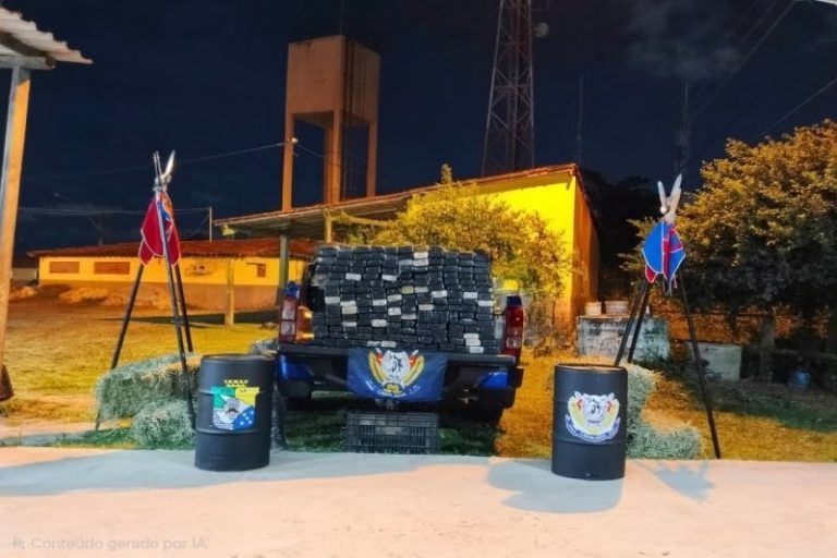 Ação da Polícia Militar resulta na apreensão de 140 kg de maconha