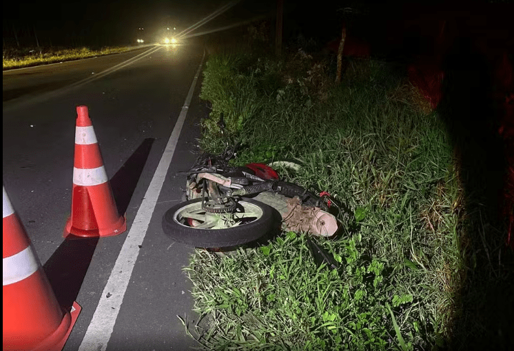 Motociclista fica ferido após acidente na Rodovia SE-245
