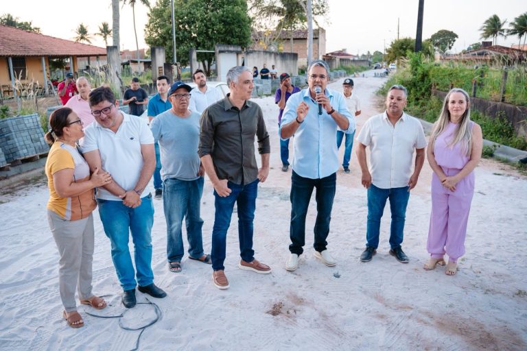 Prefeito de Lagarto autoriza pavimentação para vias no Brejo e Moita Redonda