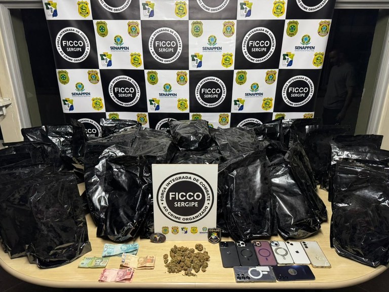 Ficco/SE apreende carregamento de droga em Sergipe