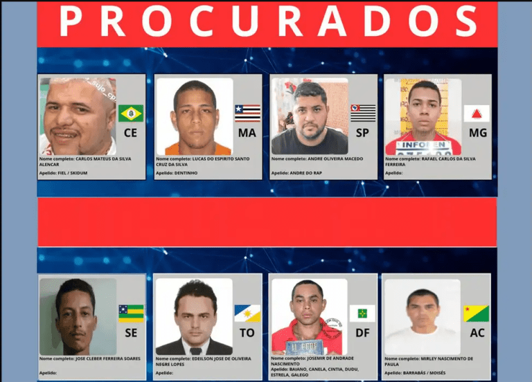 Ministério da Justiça lança site com foragidos mais procurados do país
