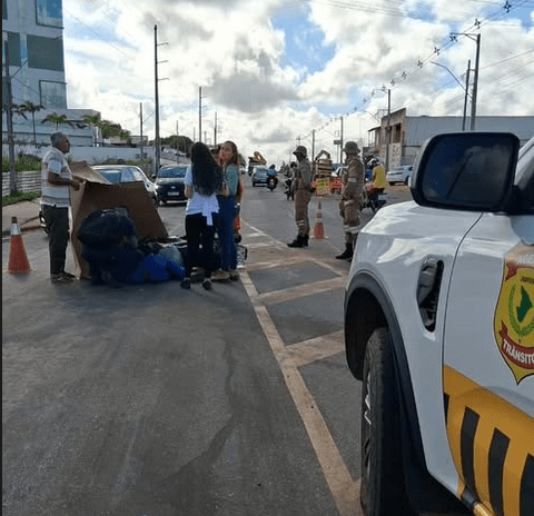 Colisão entre carro e motocicleta deixa feridos na SE-270, em Lagarto