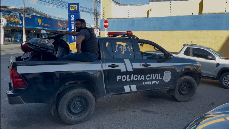 PC prende dupla e recupera moto roubada de motorista por aplicativo