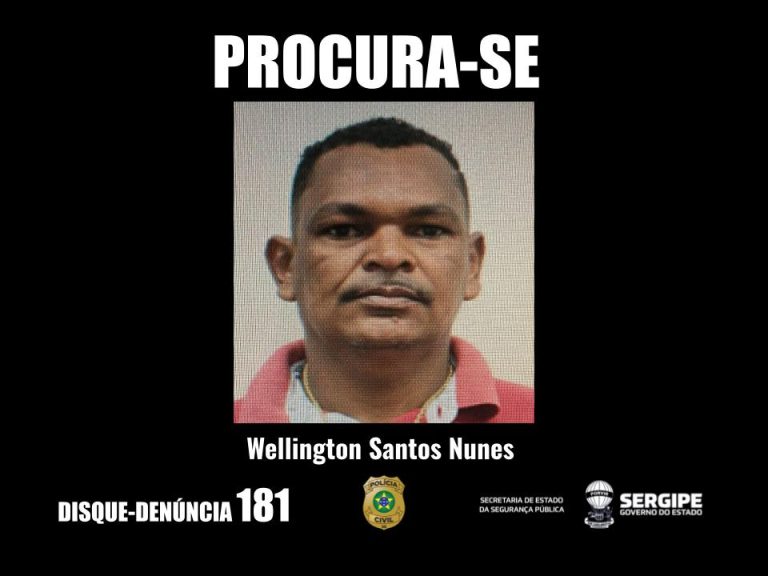 Polícia Civil divulga imagem de foragido por homicídio