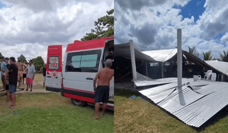 Defesa Civil interdita balneário em Campo do Brito após acidente com feridos