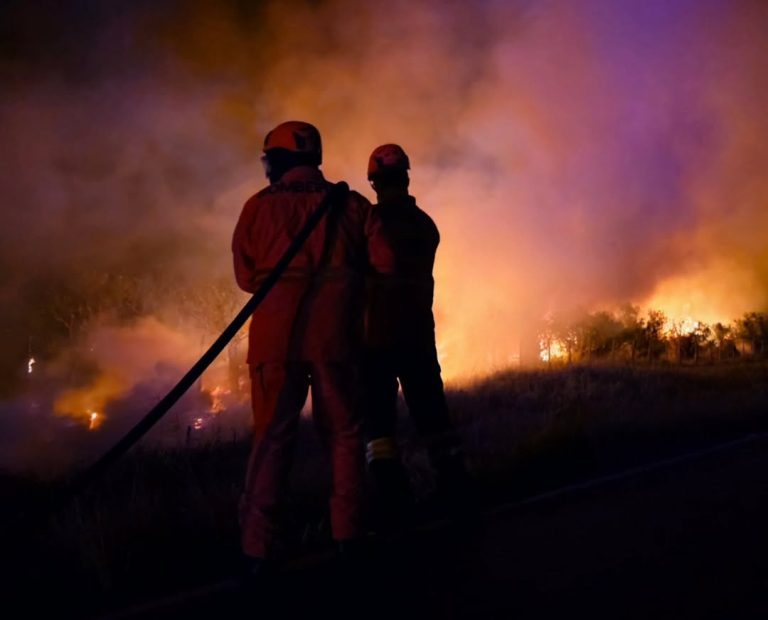 Incêndio em área rural mobiliza Corpo de Bombeiros no povoado Estancinha