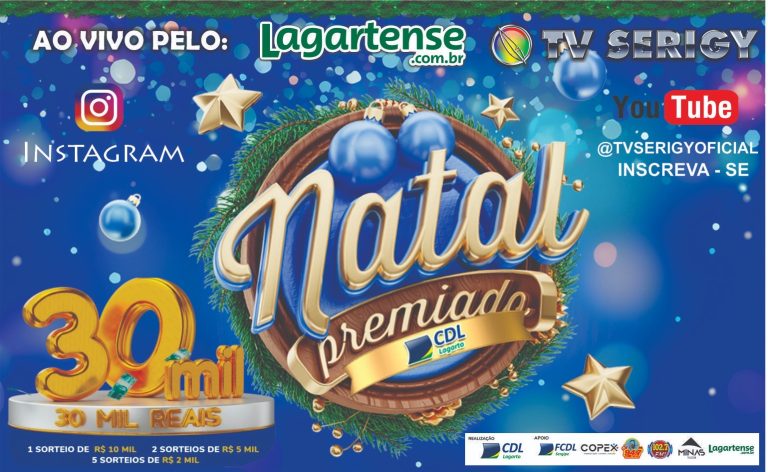 Confira aqui o link da transmissão do Natal Premiado da CDL