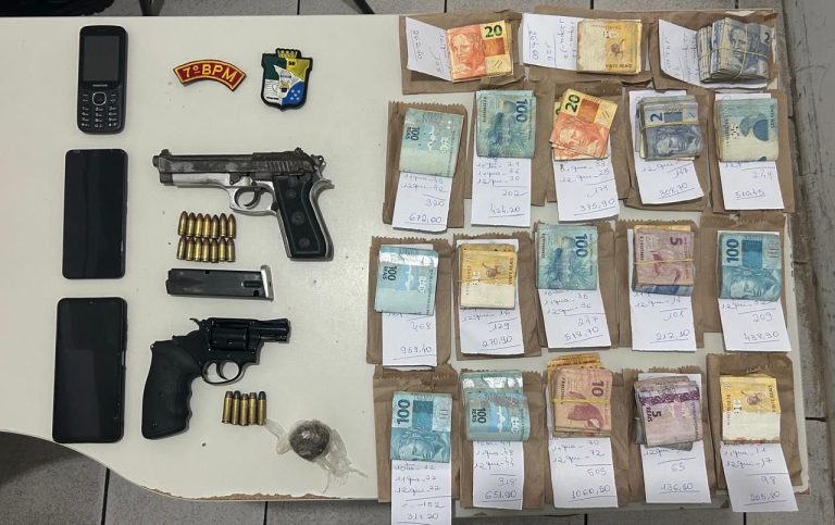 Polícia Militar prende dois homens suspeitos de roubo em Riachão do Dantas