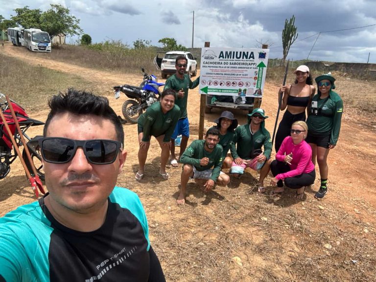 Associação AMIUNA realiza ação de reflorestamento e conscientização ambiental no Saboeiro