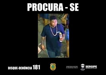 Polícia Civil divulga imagem de suspeito de tentativa de homicídio