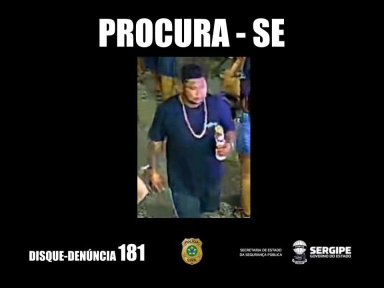 Polícia Civil divulga imagem de suspeito de tentativa de homicídio